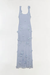 Ivi Floral Applique Midi Dress