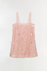Sumi Embellished Organza Mini Dress