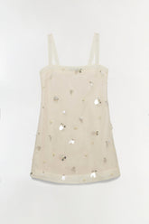 Sumi Embellished Organza Mini Dress
