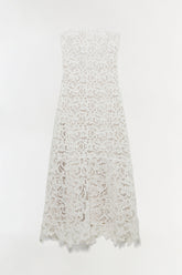 Sera Floral Raffia Bustier Midi Dress