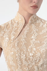 Lori Beaded Mini Dress