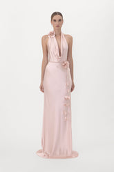 Delphine Satin Gown