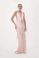 Delphine Satin Gown