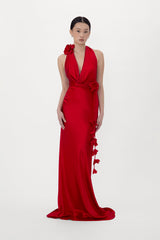 Delphine Satin Gown