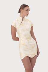 Kiana Jacquard Mini Dress