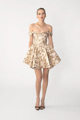 Jem Brocade Mini Dress