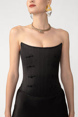 Della Satin Corset Top