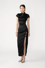 Tamara Satin Midi Dress
