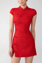 Natasha Tweed Mini Dress