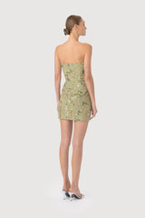 Saint Embellished Mini Dress