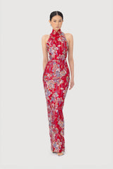 Jillian Embroidered Gown