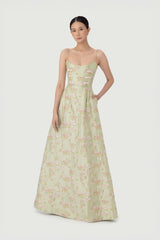 Andrea Brocade Gown