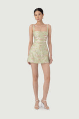 Antonia Brocade Mini Dress