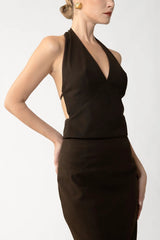 Nomi Suede Top