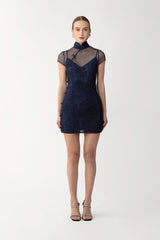 Serena Crystal Mini Dress