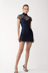 Serena Crystal Mini Dress