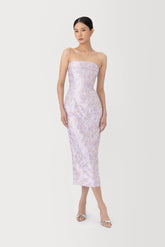 Judith Jacquard Midi Dress