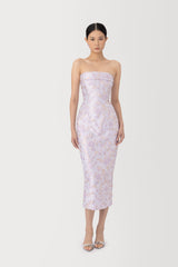 Judith Jacquard Midi Dress