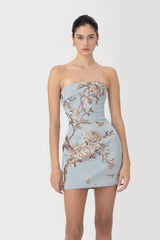 Nina Brocade Mini Dress