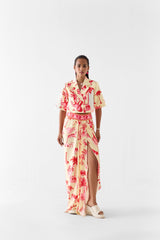 Sawai Crop Blazer And Skirt Co-Ord
