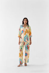 Sanganer Shirt And Trousers Co-Ord