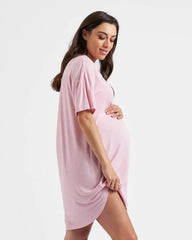 Dreamy Night Shirt Dusty Pink