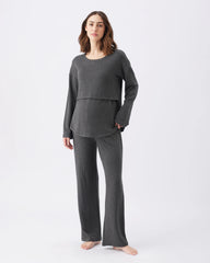 Super Soft Lounge Pant Charcoal Marle