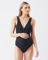 Havana Rib One Piece Black