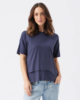 Claud Nursing Tee Indigo