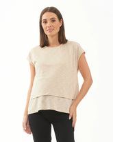 Jazmin Nursing Tee Natural