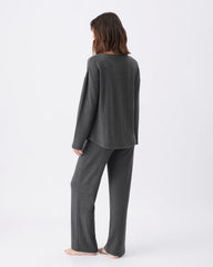Super Soft Lounge Pant Charcoal Marle