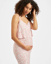 Jilly Nursing Slip Dress Soft Pink