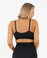 Seamless Nursing Bralette Black