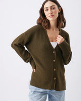Tully Knit Cardigan Khaki