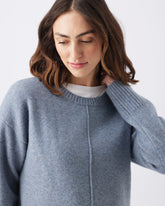 Eva Nursing Knit Blue Marle