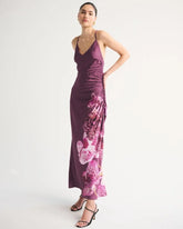 Open-Back Hardware Maxi Dress