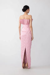 Noah Jacquard Gown