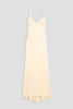 MONIQUE LHUILLIER Crystal-embellished satin gown