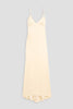 MONIQUE LHUILLIER Crystal-embellished satin gown