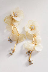 Floral Drop Earrings