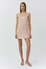 Sumi Embellished Organza Mini Dress