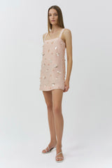 Sumi Embellished Organza Mini Dress