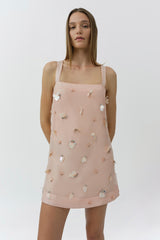Sumi Embellished Organza Mini Dress