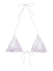 PUCCI Marmo Printed Triangle Bikini Top