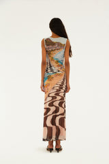 Multicolor Copacabana Beach Skirt