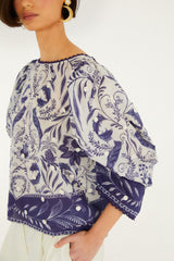 Off-White Nina 3d Flowers Blouse