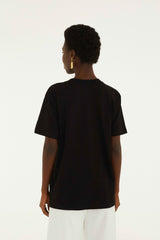 Black Landscape Carioca  Relaxed T-Shirt