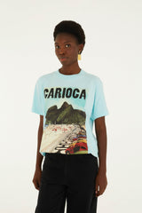 Dois Irmaos Landscape Carioca  Relaxed T-Shirt