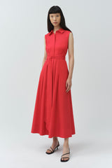 Genny Sleeveless Cotton Dress
