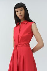 Genny Sleeveless Cotton Dress